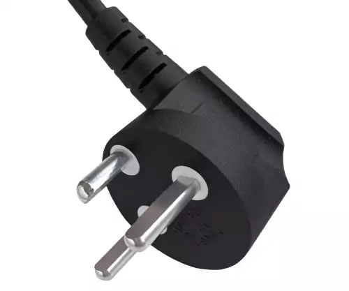 Netzkabel Dänemark Typ K 90° auf C5, 0,75mm²,