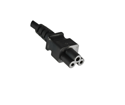 Cablu de rețea India tip D la C5, 0,75mm², 2,5A, omologare: BIS, negru, lungime 1,80m