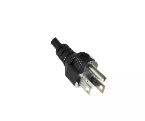 Mains cable Japan type B to C5, 0.75mm², approvals: JET/PSE, VCTF, black, length 1.80m