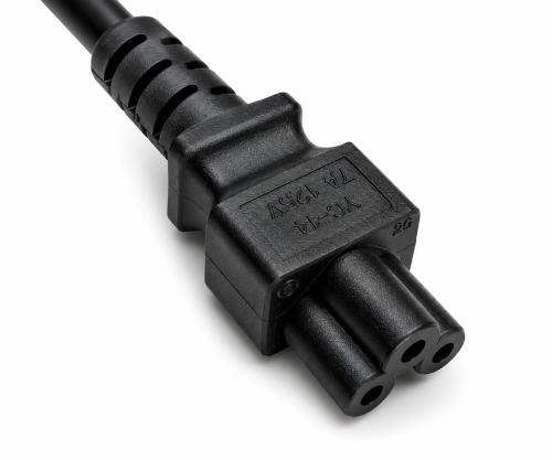 Καλώδιο δικτύου Ιαπωνίας τύπου B έως C5, 0,75mm², εγκρίσεις: μαύρου χρώματος, μήκους 1,80m
