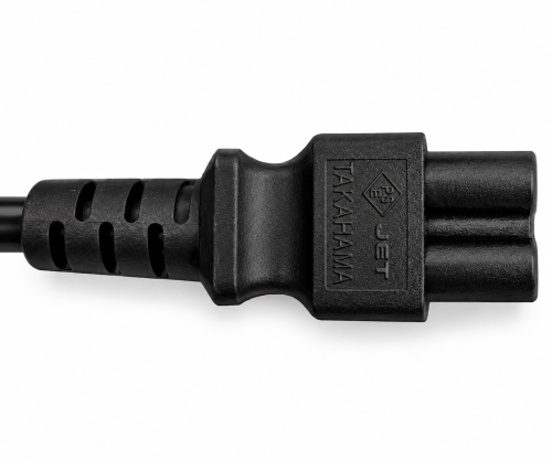 Καλώδιο δικτύου Ιαπωνίας τύπου B έως C5, 0,75mm², εγκρίσεις: μαύρου χρώματος, μήκους 1,80m