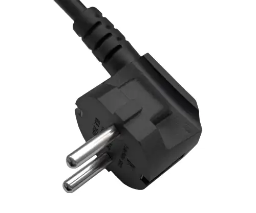 Netzkabel Korea CEE 7/4 auf C5, 0,75mm², Zulassung: KTL, schwarz, Länge 1,80m