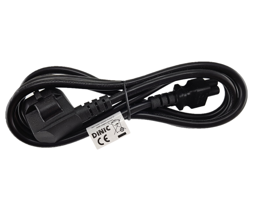 Netkabel Korea CEE 7/4 tot C5, 0,75mm², keurmerk: KTL, zwart, lengte 1,80m