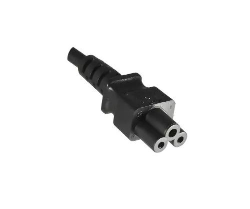 Mains cable England UK type G 3A to C5, 0.75mm², approval: ASTA, black, length 1.80m