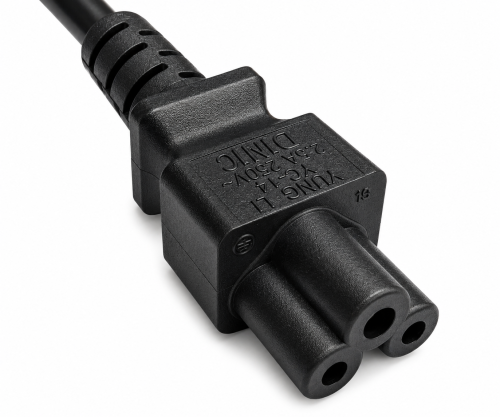 Καλώδιο δικτύου Αγγλίας τύπου G 3A έως C5, 0.75mm², έγκριση: ASTA, μαύρο, μήκος 1.80m