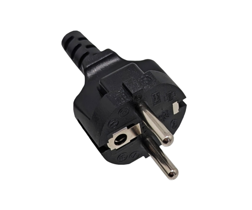 Cablu de rețea Europa CEE 7/7 până la C5, 0,75mm², VDE, negru, lungime 1,80m