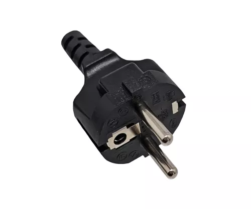 Мрежов кабел Europe CEE 7/7 до C5, 0.75mm², VDE, черен, дължина 1.80m