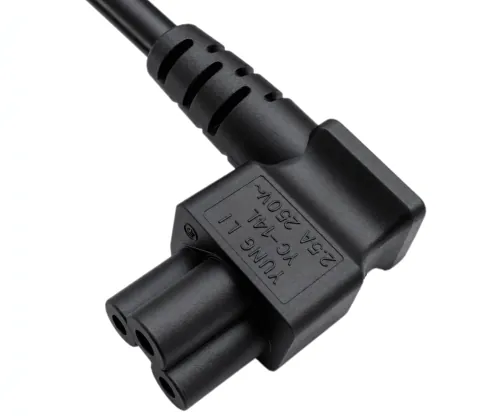 Stromkabel Netzkabel für die Schweiz auf C5 gewinkelt