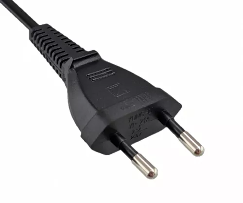 Câble secteur prise européenne type C sur C7, 0,75mm², VDE, noir, longueur 0,50m