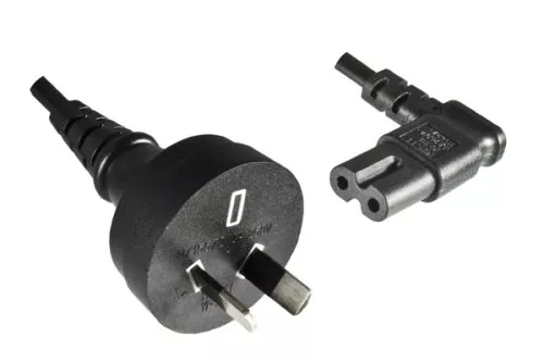 Power cable Australia type I to C7 90°
