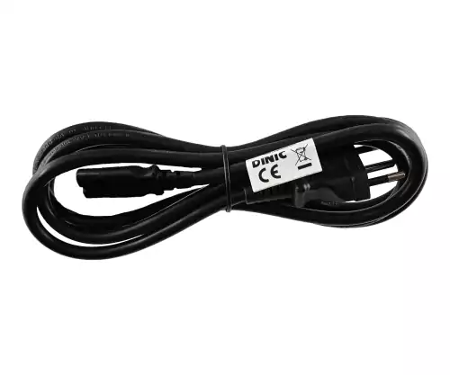 Maitinimo kabelis Brazilijos C-C7 tipo, 0,75 mm², INMETRO, juodas, 1,80 m ilgio