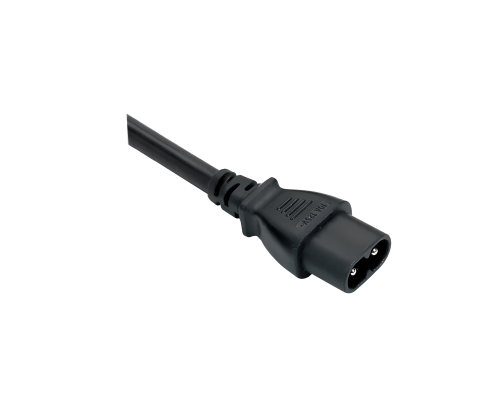 Prodlužovací napájecí kabel C8-C7, 0,75 mm², VDE, černý, délka 2,00 m