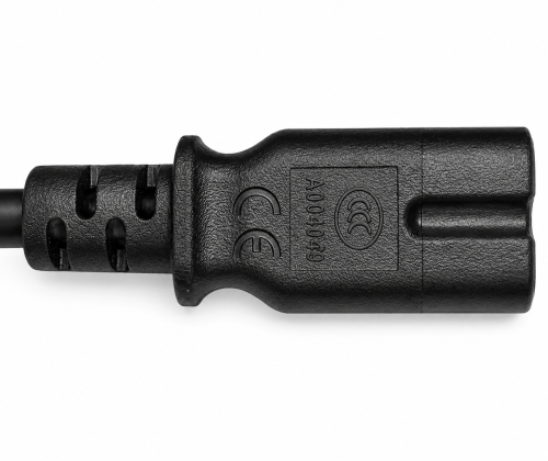 Stroomkabel China NEMA 1-15P, type A tot C7, 0,75mm², goedkeuring: CCC, zwart, lengte 1,80m