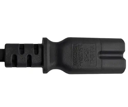 Καλώδιο δικτύου Israel τύπου C έως C7, 0,75mm², έγκριση: SII, μαύρο, μήκος 1,80m