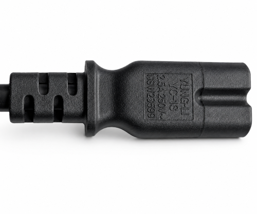 Câble d'alimentation Israël type C sur C7, 0,75mm², homologation : SII, noir, longueur 1,80m