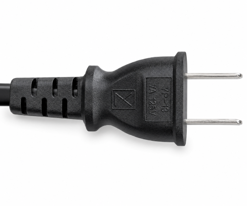 Καλώδιο δικτύου Ιαπωνίας τύπου A έως C7, 0,75mm², εγκρίσεις: μαύρου χρώματος, μήκους 1,80m