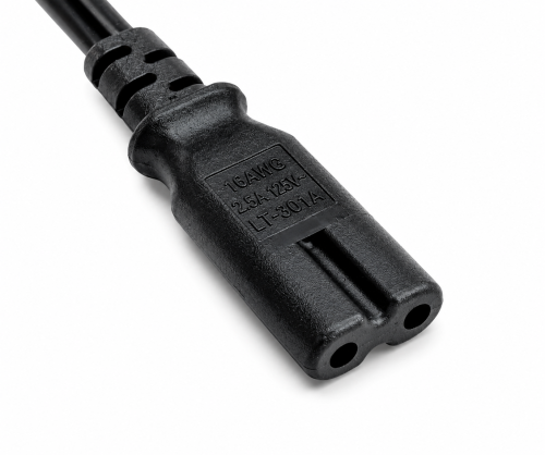 Netzkabel Amerika USA NEMA 1-15P, Typ A auf C7