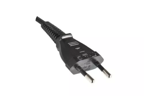 Cable de alimentación Brasil tipo C a C7, 0,75mm², INMETRO, negro, longitud 1,80m