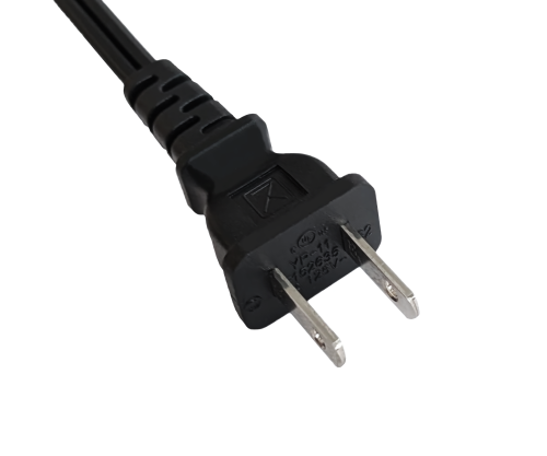 Netzkabel Amerika USA NEMA 1-15P, Typ A auf C7 90°