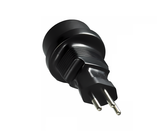 Stromadapter Brasilien CEE 7/3 auf BRA Typ N 3pin Stecker, YL-0423