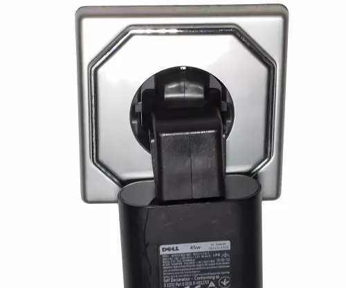 Voedingsadapter, netadapter CEE 7/7 naar C5 Mickey Mouse 90° Voedingsadapter, netadapter CEE 7/7 naar C5 Mickey Mouse 90°