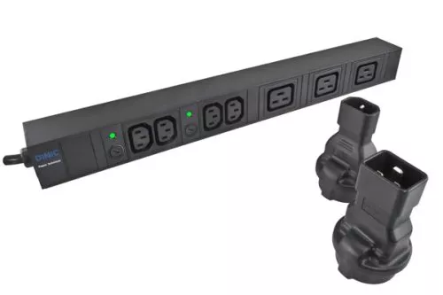Adaptador de corriente, enchufe de seguridad CEE 7/3 a enchufe IEC C14, adaptador SAI, YL-3223