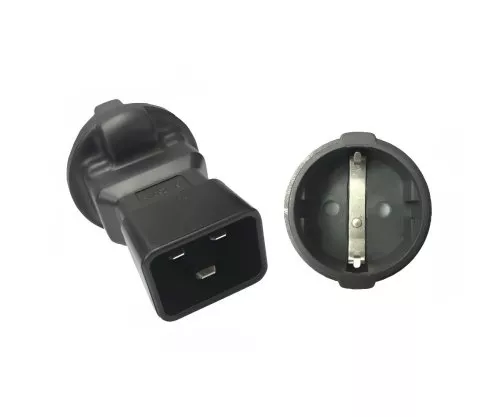 Voedingsadapter, netadapter veiligheidscontactdoos CEE 7/3 tot C20