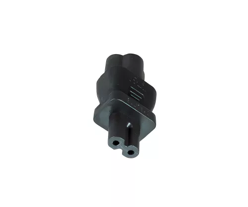 Adaptador de corriente, adaptador de red Enchufe Mickey Mouse C6 a C7 para aparatos pequeños