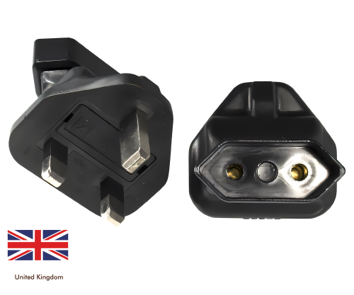 Napajalnik Euro vtičnica 2-pinska IEC 60320-C6 v angleški vtič tipa G 3A, YL-6022