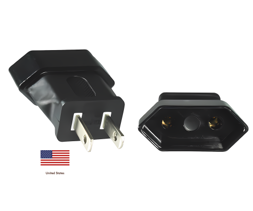 Napájecí adaptér Amerika NEMA 1-15P do zásuvky Europlug EN50075, YL-1122