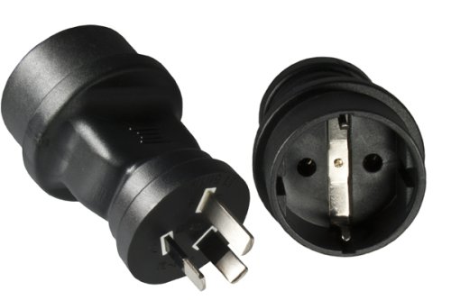Adaptador de corriente Australia/China, CEE 7/3 a AUS enchufe de 3 clavijas tipo I, YL-3523