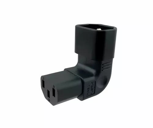 C13-C14 szögletes hálózati adapter, YL-3212L-2 IEC 60320-C13/14 vízszintes szögletes, felülről/alulról IEC 60320-C13/14 vízszintes szögletes, felülről/alulról YL-3212L-2