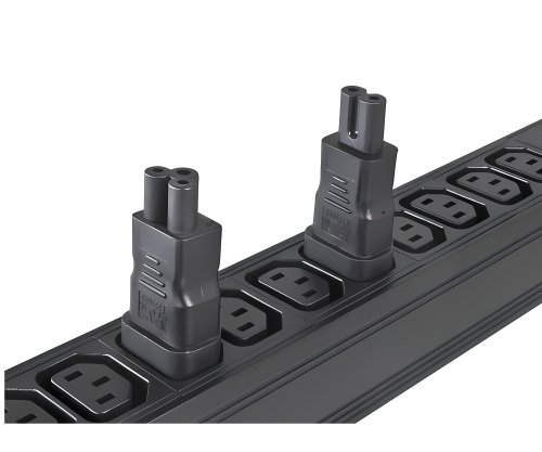 Netzadapter Kaltgerätestecker C14 auf C5