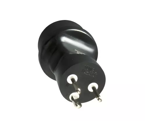 Adaptateur de courant Danemark CEE 7/3 sur DNK type K CEE 7/3 femelle/DNK 3pin type K mâle, YL-2623