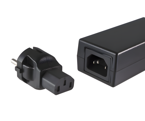 Netzadapter Kaltgerätestecker C13 auf CEE 7/7