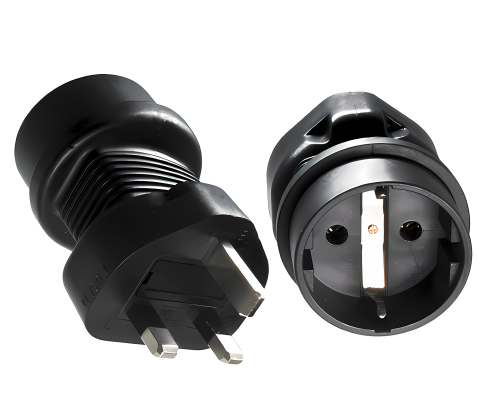 Voedingsadapter Engeland CEE 7/3-contactdoos naar UK type G (BS1363) 13A-stekker, YL-6123