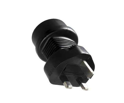 Stromadapter England CEE 7/3 Buchse auf UK Typ G (BS1363) 13A Stecker, YL-6123