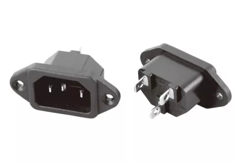 IEC 60320-C14 Socket for screwing R-301