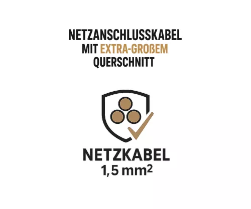 Kaltgerätekabel C13 auf C14, 1,5mm²