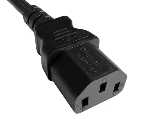 Kaltgeräteverlängerung C13 auf C14, 1mm², Multi-Zulassungen