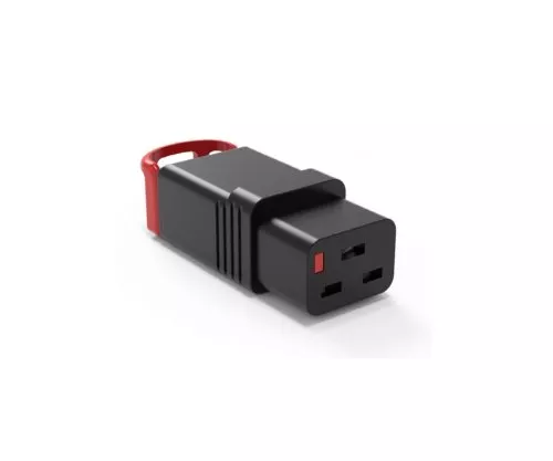 IEC-LOCK Enchufe IEC60320-C19 con mecanismo de bloqueo, conector montable