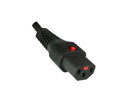 Power cable America USA NEMA 5-15P, type B to C13, with lock