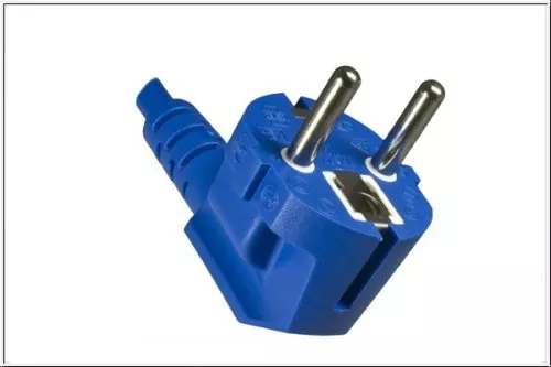 Netzkabel blau Schuko 3m