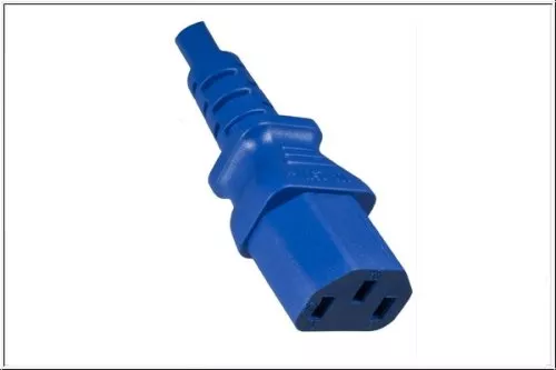 Netzkabel blau Schuko auf C13 3m