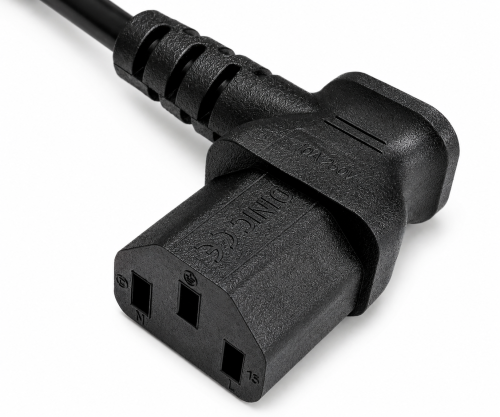 Cablu de alimentare Australia tip I la C13 90°, 0.75mm², SAA, negru, lungime 1.80m