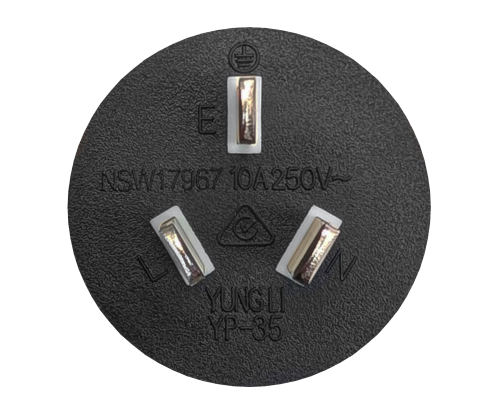 Virtajohto Australia tyyppi I - C13, 1mm², SAA, musta, pituus 3.00m.