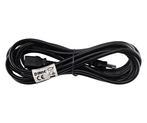 Virtajohto Brasilia tyyppi N-C13, 1mm², INMETRO, musta, pituus 5.00m.