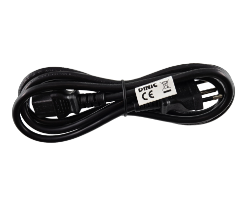 Power cable Brazil type N to C13, 0.75mm², INMETRO, black, length 1.80m