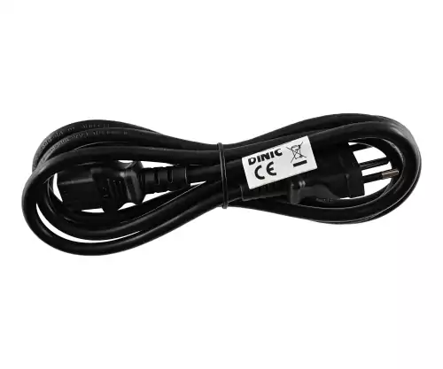 Maitinimo kabelis Brazilijos N-C13 tipo, 0,75 mm², INMETRO, juodas, 1,80 m ilgio