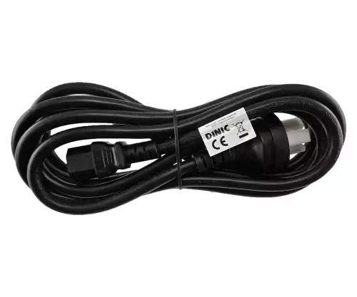 Voedingskabel China type I naar C13, 1,5mm², goedkeuring: CCC, zwart, lengte 3,00m